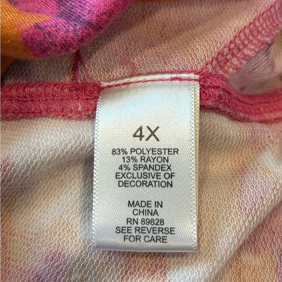 Floral Pink Hooded Sweatshirt - Picture 7 of 9